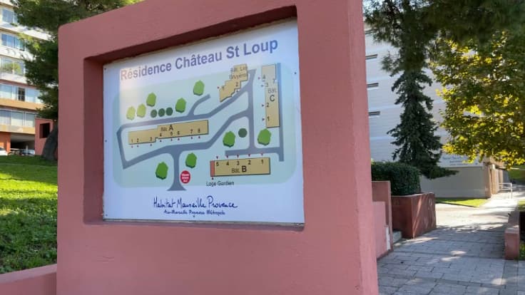 La cité Château Saint-Loup dans le 10e arrondissement de Marseille.