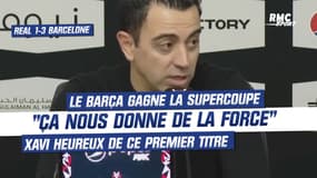 Real 1-3 Barça : "Ce titre nous donne de la force" s'enthousiasme Xavi