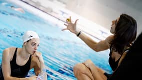 Julie Fabre et Virginie Dedieu à l'entraînement en 2007.