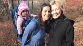 Hillary Clinton en forêt