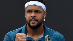 Jo-Wilfried Tsonga a assuré son premier match à l'Open d'Australie.
