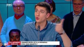  #Rougeole - " C'est criminel, il faut arrêter, la rougeole tue en France. Elle est éradiquée dans le monde, mais en France, on est au même stade que l'Ukraine et le Brésil pour la diffuser ! " @MaximeLledo #GGRMC 