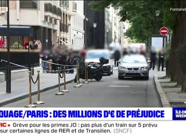 Braquage d'une bijouterie à Paris: plusieurs millions d'euros de préjudice estimés