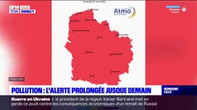 Pollution: l'alerte prolongée jusqu'à vendredi dans le Nord et le Pas-de-Calais