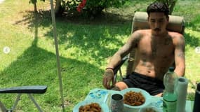 Hector Bellerin au camping