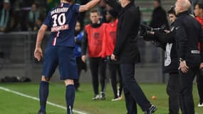 Zlatan Ibrahimovic et Laurent Blanc