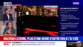 Le Premier ministre Sébastien Lecornu est à l'Élysée depuis plus d'une heure pour s'entretenir avec Emmanuel Macron