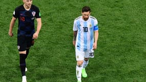 Ante Rebic et Lionel Messi après Croatie-Argentine