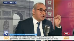Selon L. Nunez "Il n'y a jamais de policiers qui s'en prennent à des manifestants qui ne font rien. C'est faux, il faut arrêter de dire ça!"