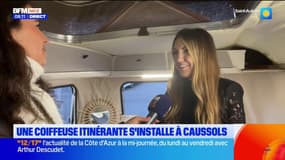 Alpes-Maritimes: une coiffeuse itinérante va à la rencontre des clients dans les campagnes