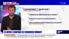 Covid-19: Les Hauts-de-France confinés pour quatre semaines, le couvre-feu repoussé à 19h