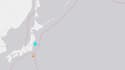 Le tremblement de terre a eu lieu à une profondeur de 54 kilomètres dans l'océan Pacifique au large de la zone de Fukushima - capture USGS