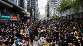 Des manifestants à Hong Kong