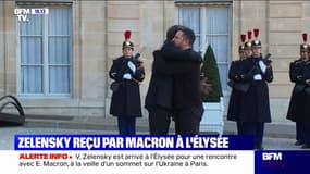 Volodymyr Zelensky est arrivé à l'Élysée