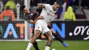 Memphis Depay lors du match OL-Benfica, le 5 novembre 2019