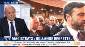 Magistrats: François Hollande regrette ses propos