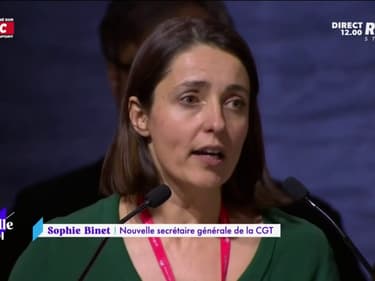 Sophie Binet, nouvelle secrétaire générale de la CGT 