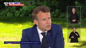 Emmanuel Macron sur le pouvoir d'achat: "Ca n'est pas possible que l'État prenne la totalité des conséquences pour tout le monde" 