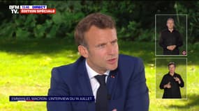 Emmanuel Macron sur le pouvoir d'achat: "Ca n'est pas possible que l'État prenne la totalité des conséquences pour tout le monde"