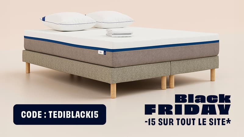 Tediber voit ses prix fondre pour le Black Friday, c’est le moment de changer de literie !