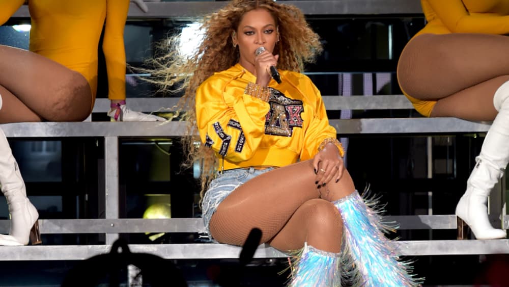 Beyoncé sur scène
