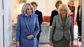 Brigitte Macron et la reine Camilla à Londres, le 4 décembre 2024.