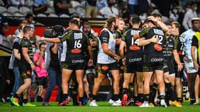 Le groupe de La Rochelle après la victoire en demie de Top 14