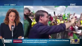 Malgré le coronavirus, le président brésilien Jair Bolsonaro s'offre... un bain de foule