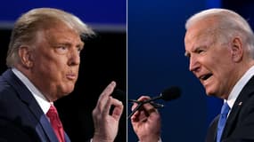 Donald Trump et Joe Biden (illustration)