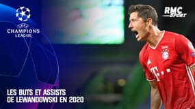 Ligue des champions : les buts et assists de Lewandowski en 2020