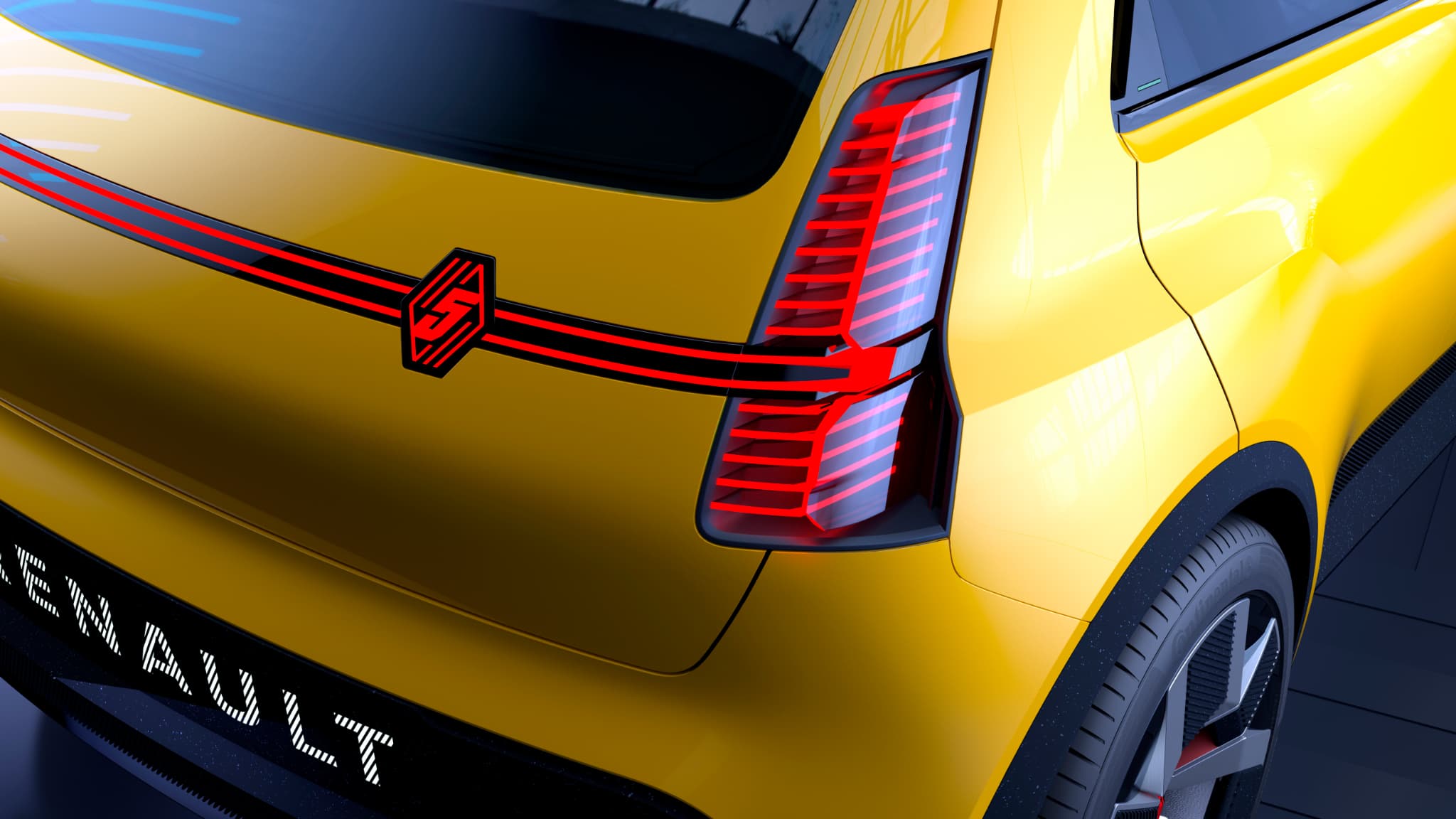 L'arrière du  Renault 5 Prototype .