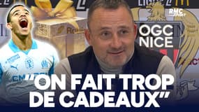 Nice 1-5 OM :"On fait trop de cadeaux, c'est impossible..." se lamente Haise après la claque olympienne
