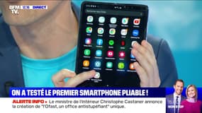 On a testé le premier téléphone pliable - 17/09