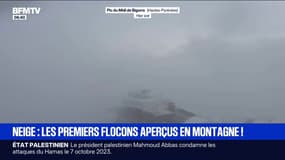 Les premiers flocons de neige aperçus au Pic du Midi de Bigorre, dans les Hautes-Pyrénées