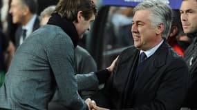 Tito Vilanova et Carlo Ancelotti