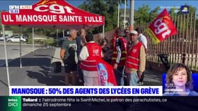 Manosque: 50% des agents des lycées en grève