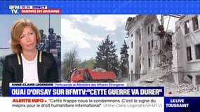 Une visite d'Emmanuel Macron en Ukraine? "Le moment n'est pas venu" pour la porte-parole du Quai d'Orsay