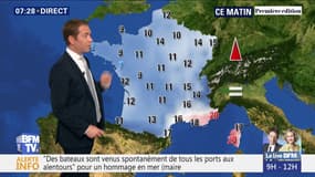 La météo pour ce lundi 10 juin 2019