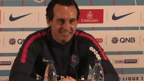 Unai Emery en conférence de presse