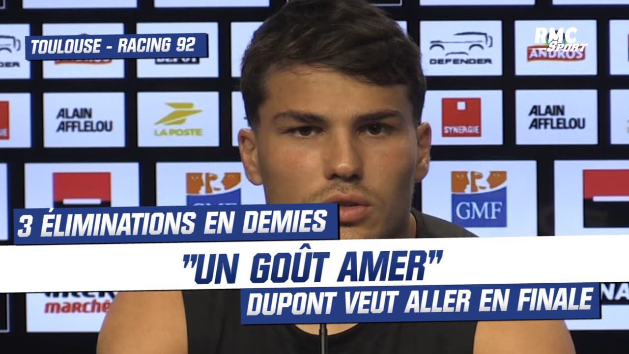Toulouse-Racing : &quot;L&#39;an dernier a laissé un goût amer&quot; Dupont ne veut pas rester en rade en demie