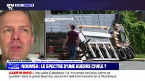 François Jourdel (chirurgien-orthopédiste à Nouméa): "De chez moi pour rejoindre l'hôpital, j'ai dû passer 10 ou 15 barrages"