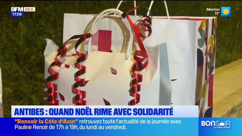 Antibes: des cadeaux de Noël pour les sans-abris