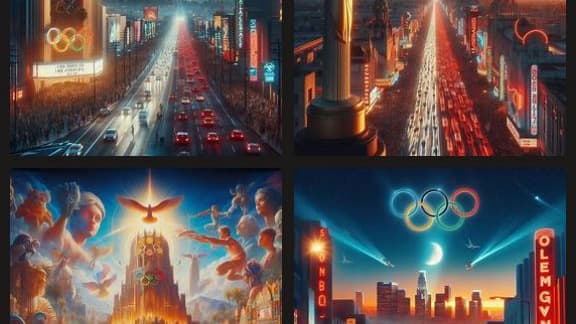 Dall-E imagine les JO à Los Angeles Dall-E imagine les JO à Los Angeles