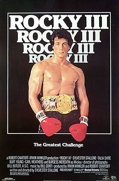 L'affiche de Rocky III L'affiche de Rocky III
