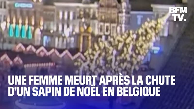 Une femme meurt après la chute d'un sapin de Noël en Belgique