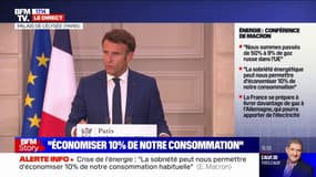 Emmanuel Macron: "La coupure n'interviendra qu'en dernier ressort"