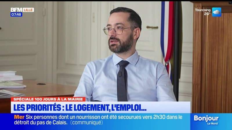 Le maire (LFI) de Roubaix, David Guiraud, invité de la matinale.