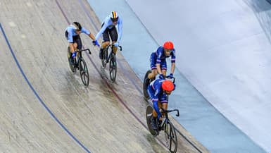 Benjamin Thomas et Thoams Boudat formeront la paire française du Madison pour les JO de Paris.
