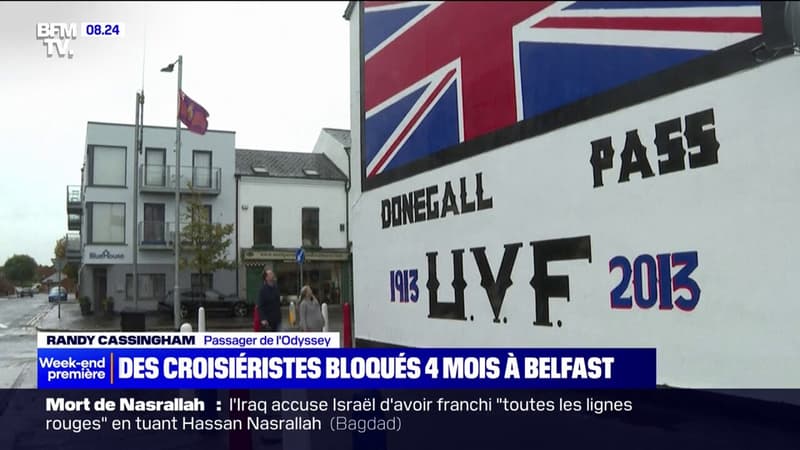 Partis pour faire le tour du monde, des croisiéristes bloqués quatre mois à Belfast