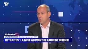 Réformes des retraites: "Ce n'est pas le moment", Laurent Berger - 07/09